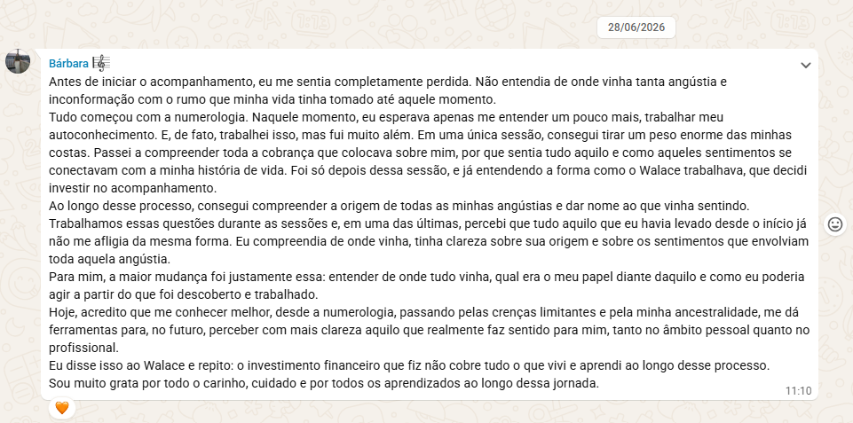 Depoimento de Bárbara Vitória